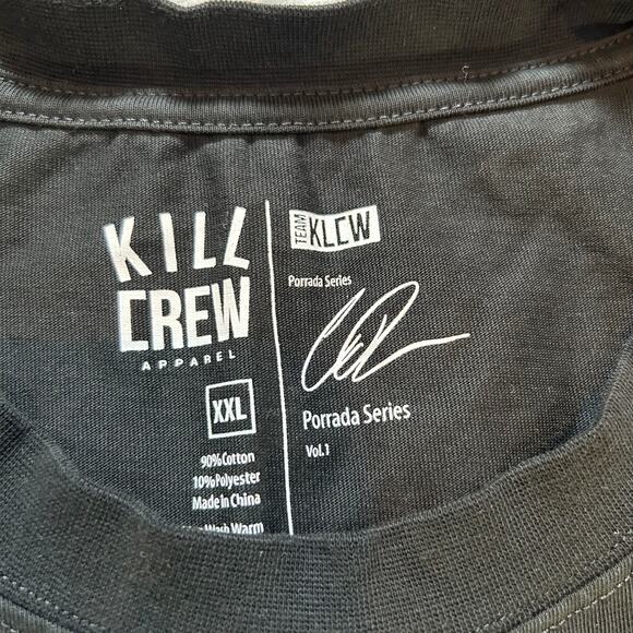 Kill Crew Wolves Among Sheep Graphic T-Shirt Black XXL Oversized Gym Streetwear - Picture 6 of 6